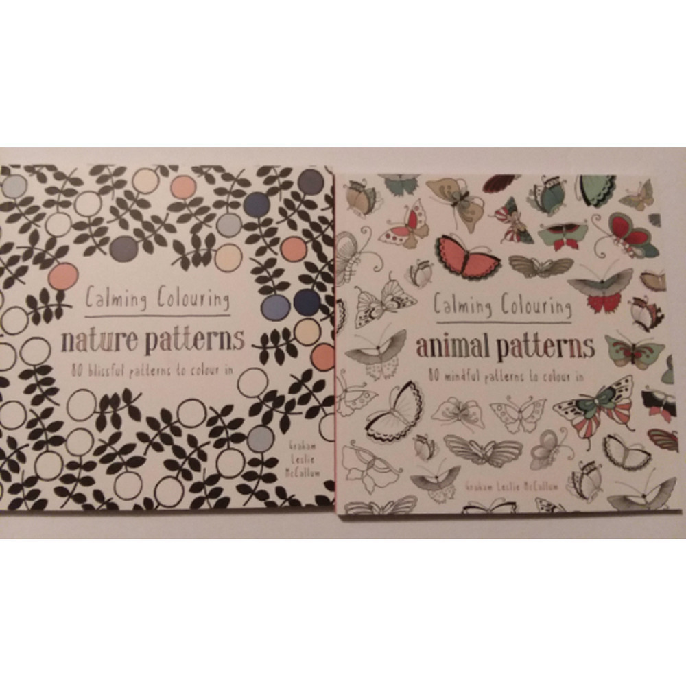 Calming Animal & Patterns~ Adult Coloring Books ‎ 2